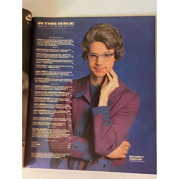 George Harrison - Vintage 80's Rolling Stone Magazine 1987- Issue #511 - Picture 2 of 3